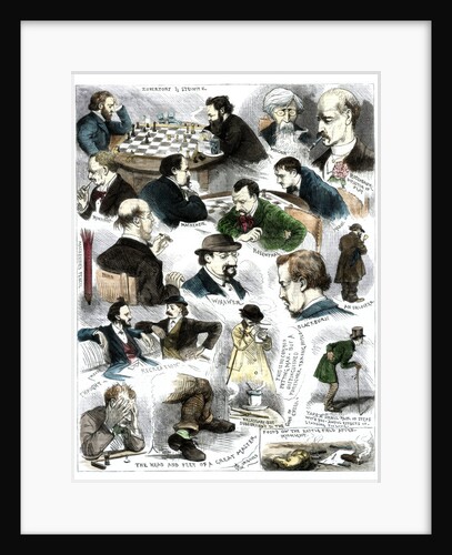 Sketches at the International Chess Tournament, May 5 by Corbould