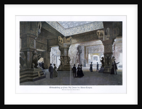 Khmer Temple, Paris World Exposition by Ewald Thiel