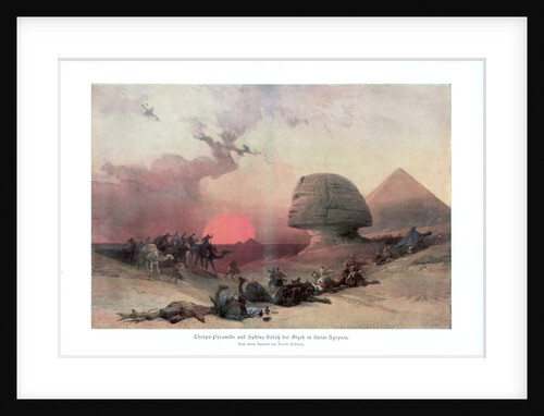 'The Sphinx at Giza', Egypt by Anonymous