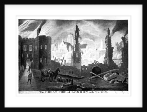 The Great Fire of London in the year 1666 by Anonymous