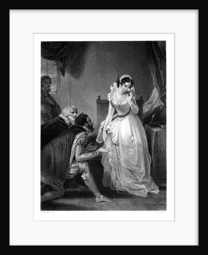 Lady Jane Grey declining the Crown by HK Bourne