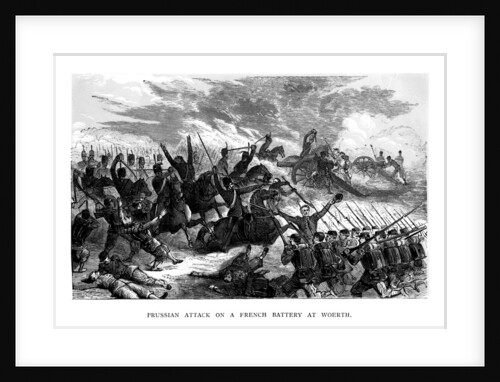 Prussian Attack on a French Battery at Woerth by Anonymous