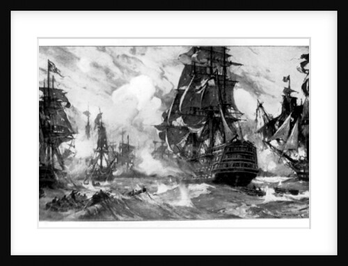 The 'Victory' at the Battle of Trafalgar by Anonymous