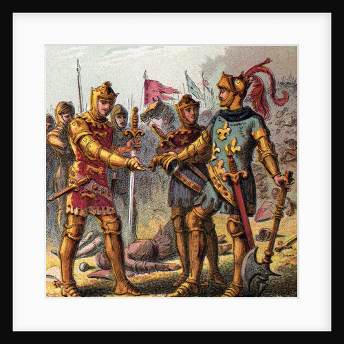 Battle At Poitiers by Anonymous