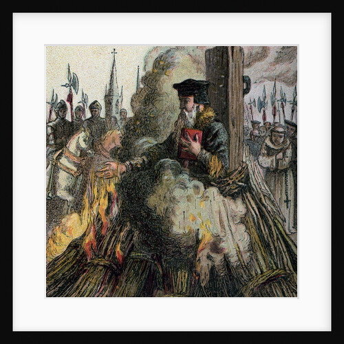 The Burning Of Cranmer by Anonymous