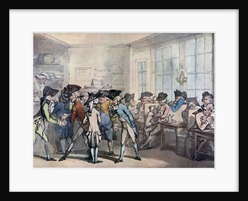 The French coffee house by Thomas Rowlandson