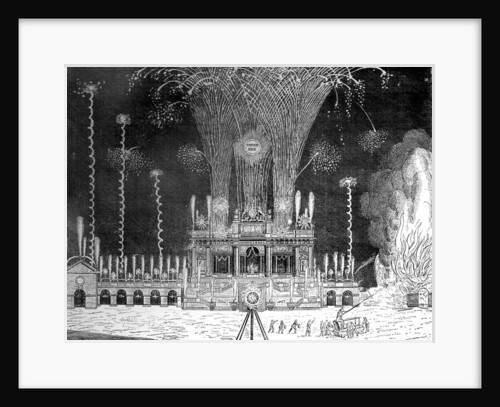 Fireworks at Green Park, St James's, April 27th by Anonymous