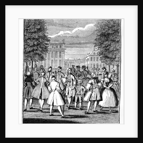 The Beau Monde in St James's Park by LP Boitard