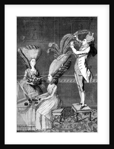 The Preposterous Head Dress or The Feathered Lady by Anonymous