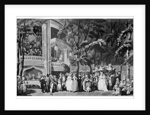 Vauxhall Gardens by Thomas Rowlandson