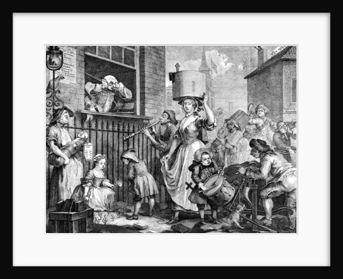 The Enraged Musician by William Hogarth