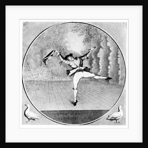 Satire on Vestris by Paul Sandby