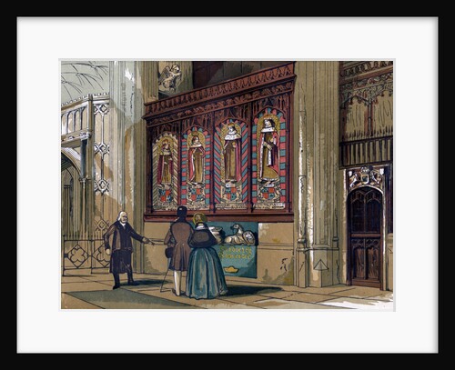 Painted screen, St George's Chapel by Anonymous
