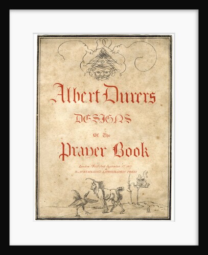 Albert Dürer's Designs for the Prayer Book by Albrecht Dürer