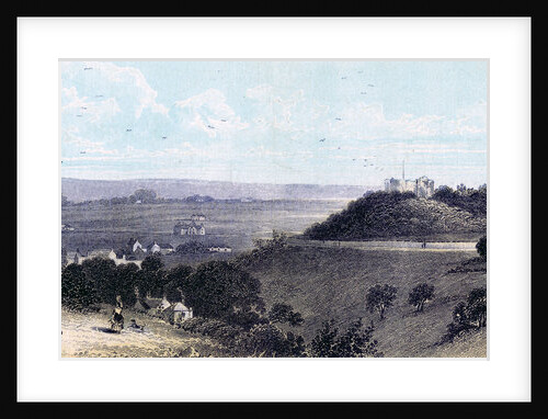 Carisbrooke Castle and village, Isle of Wight by Anonymous