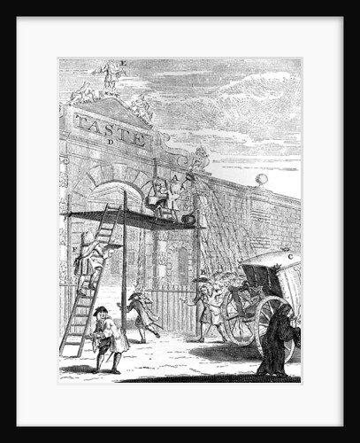 Taste: The Gate of Burlington House by William Hogarth