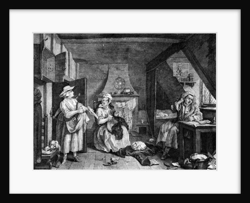 The Distrest Poet by William Hogarth