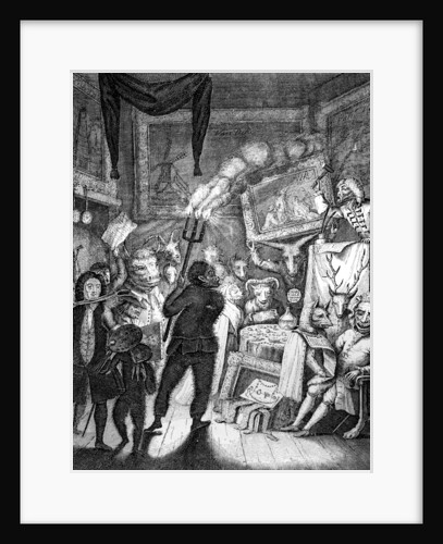 Satire on a picture auction by William Henry Toms