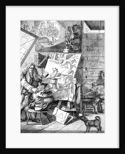 Burlesque sur le burlesque by Paul Sandby
