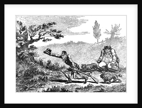 Cockney Sportsmen finding a hare by Anonymous