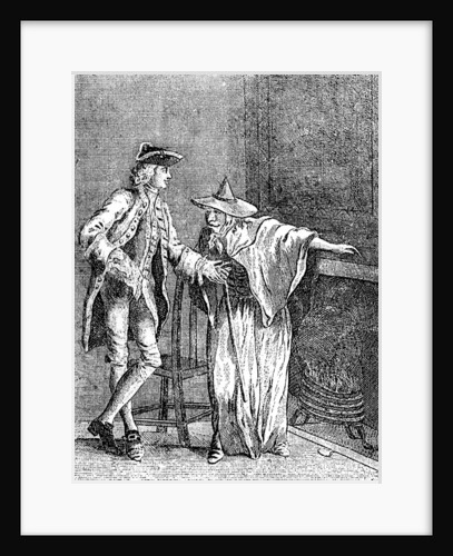 'The Gypsey conversing with ye Inspector General of Great Britain,' c1753 by Anonymous