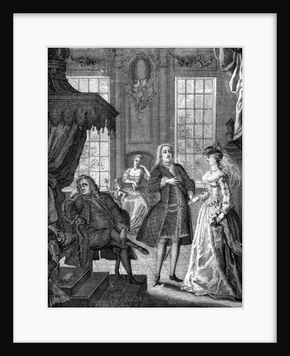 Frederick Prince of Wales and the Princess Augusta of Saxe-Gotha by Anonymous