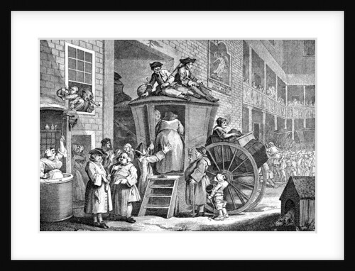 The Stage Coach or Country Inn Yard by William Hogarth