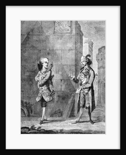 A French Petit Maitre and his Valet by Charles Grignion
