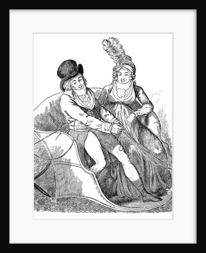 A Goldfinch and his Mistress by Isaac Cruikshank