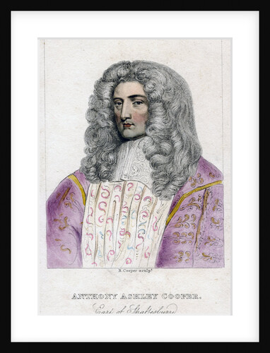 Anthony Ashley-Cooper, Earl of Shaftesbury by R Cooper