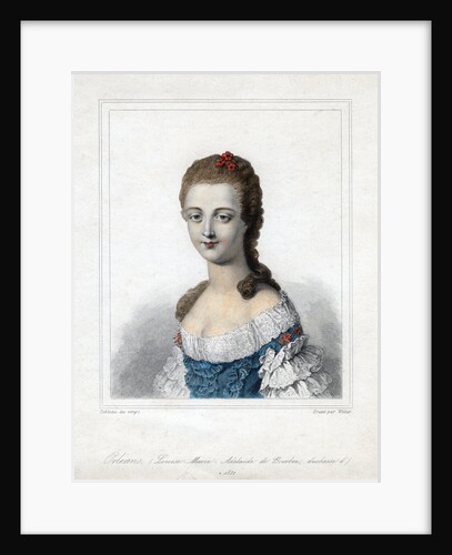 Louise Marie Adelaide de Bourbon-Penthievre, duchesse d'Orleans by Weber