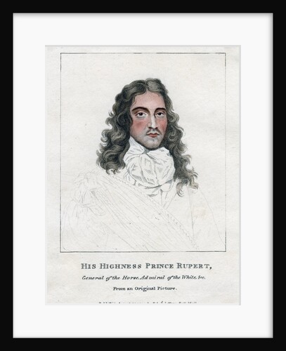 'Prince Rupert of the Rhine', soldier and inventor by Anonymous