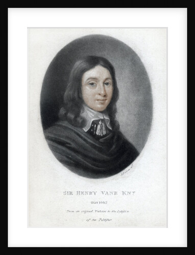 'Henry Vane the Younger', statesman and Member of Parliament by Anonymous