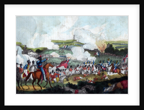 The Battle of Waterloo by Romney
