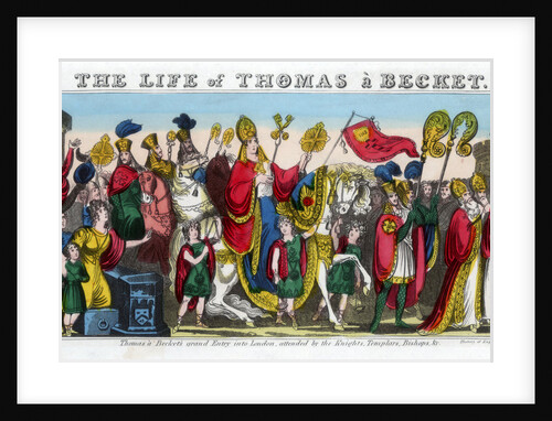 Thomas à Becket's grand Entry into London... by Anonymous