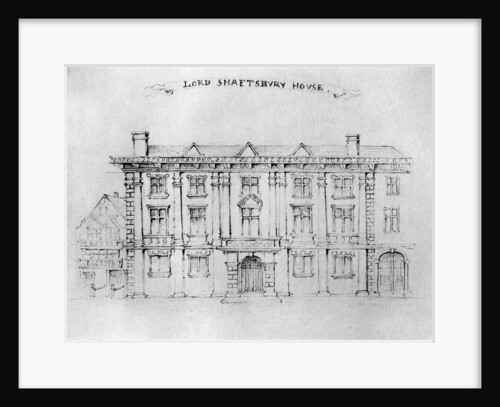 Lord Shaftbury House, Aldersgate Street by Anonymous
