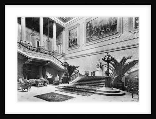 The great hall, Stafford House by Bedford Lemere and Company