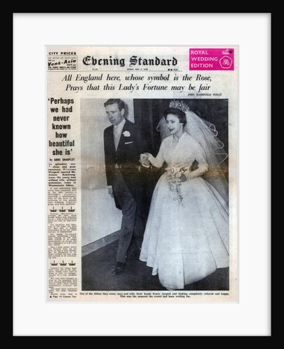 Princess Margaret marries Antony Armstrong-Jones by Anonymous