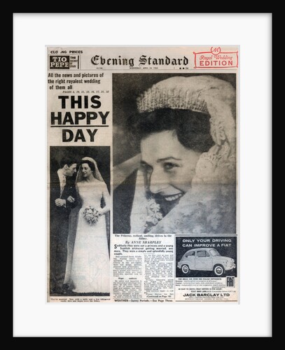 Marriage of Princess Alexandra and Angus Ogilvy by Anonymous