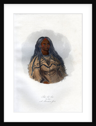 Sha-ko-ka, The Mint, A Mandan Girl by Harris