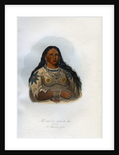 Mi-neek-ee-sank-te-ka, The Mink, A Mandan Girl by Anonymous