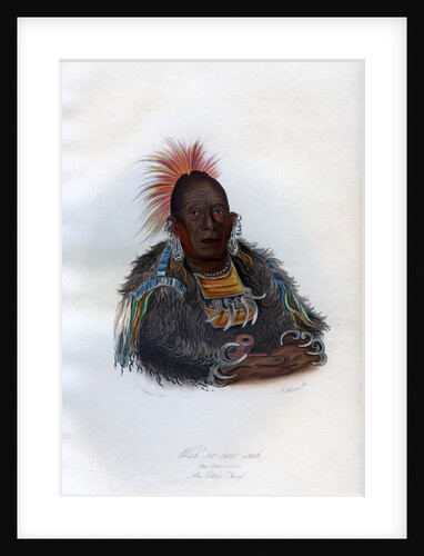 Wah-ro-nee-sah', The Surrounder, An Otoe Chief by Harris