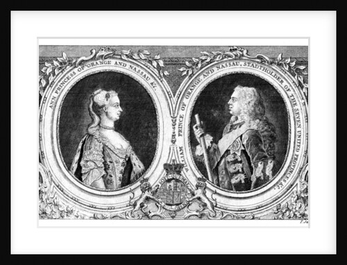 Ann, Princess of Orange and Nassau and William, Prince of Orange and Nassau by J Jeffreys