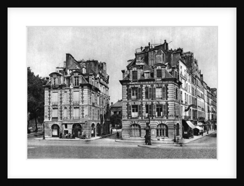 Old houses of the Louis XIII period, facing the Pont Neuf, Paris by Ernest Flammarion