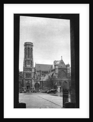 Front and porch of St Germain l'Auxerrois, Paris by Ernest Flammarion