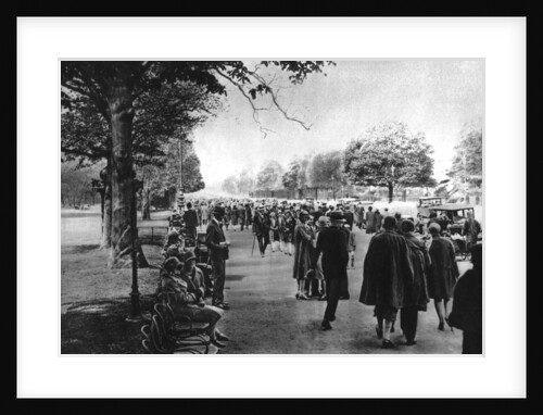 Avenue Foch leading from the Etoile to the Bois de Boulogne, Paris by Ernest Flammarion