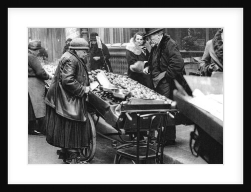 A typical fruit seller, Paris by Ernest Flammarion