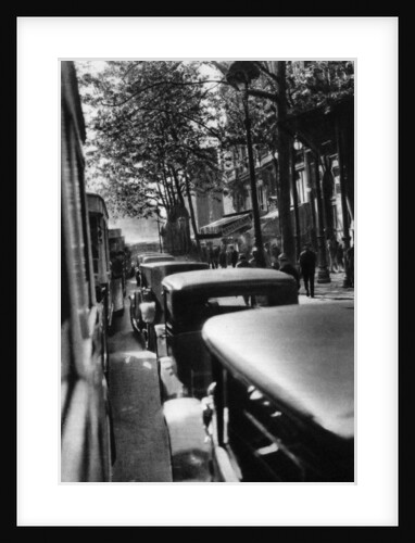 Traffic on the Grands Boulevards, Paris by Ernest Flammarion