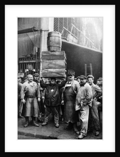 Porters at the Central Market, Paris by Ernest Flammarion