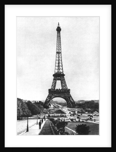 The Eiffel Tower from Trocadero, Paris by Ernest Flammarion